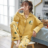 Women Clothes for Autumn winter Pajamas Sets O-Neck Sleepwear Lovely Rabbit Pijamas Mujer Long Sleeve Cotton Sexy Pyjamas Female