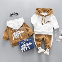 Toddler Boys Clothes 2019 Autumn Winter Kids Clothes Hooded+Pant Outfit Children Clothing Suit For Boys Clothing Sets 2 3 4 Year