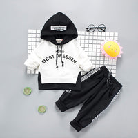 Toddler Boys Clothes 2019 Autumn Winter Kids Clothes Hooded+Pant Outfit Children Clothing Suit For Boys Clothing Sets 2 3 4 Year