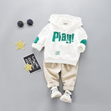 Toddler Boys Clothes 2019 Autumn Winter Kids Clothes Hooded+Pant Outfit Children Clothing Suit For Boys Clothing Sets 2 3 4 Year