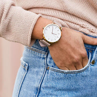 Women Lady Watches Minimalist Style Leather Band Stainless Steel Analog Quartz Wristwatch Female Casual Watch Girl's Gift 2019