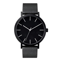 Women Lady Watches Minimalist Style Leather Band Stainless Steel Analog Quartz Wristwatch Female Casual Watch Girl's Gift 2019