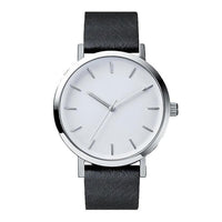 Women Lady Watches Minimalist Style Leather Band Stainless Steel Analog Quartz Wristwatch Female Casual Watch Girl's Gift 2019