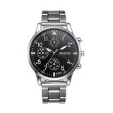 Watch Men Fashion 2019 Crystal Stainless Steel Analog Quartz Wrist