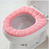 Universal Soft Heated Washable Toilet Seat Mat Set for Home Decor Closestool Mat Seat Case Warmer Toilet Lid CoverAccessories