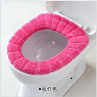 Universal Soft Heated Washable Toilet Seat Mat Set for Home Decor Closestool Mat Seat Case Warmer Toilet Lid CoverAccessories