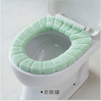 Universal Soft Heated Washable Toilet Seat Mat Set for Home Decor Closestool Mat Seat Case Warmer Toilet Lid CoverAccessories